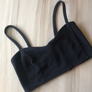 Simple black bralette